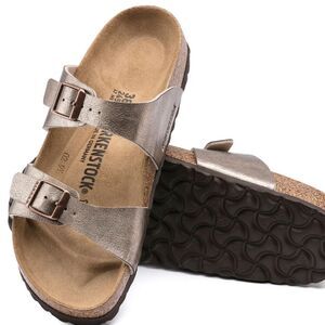 Birkenstock Sydney Birko-Flor Sandals- Graceful Taupe
